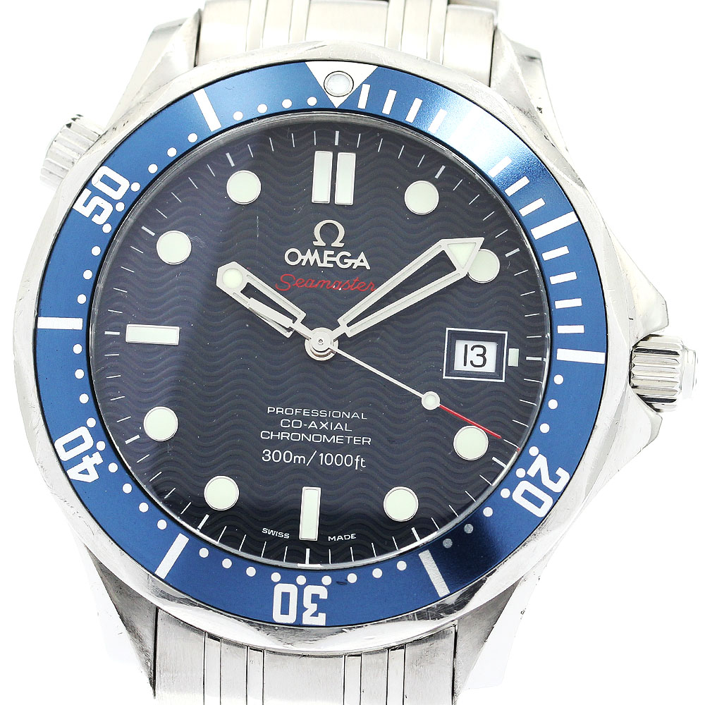 オメガ OMEGA 2220.80 シーマスター ダイバー 300M コーアクシャル デイト 自動巻き メンズ _888042【中古】