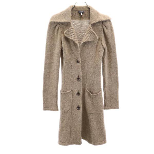 アルマーニジーンズ ニット カーディガン USA6 ブラウン ARMANI JEANS レディース 6,305円