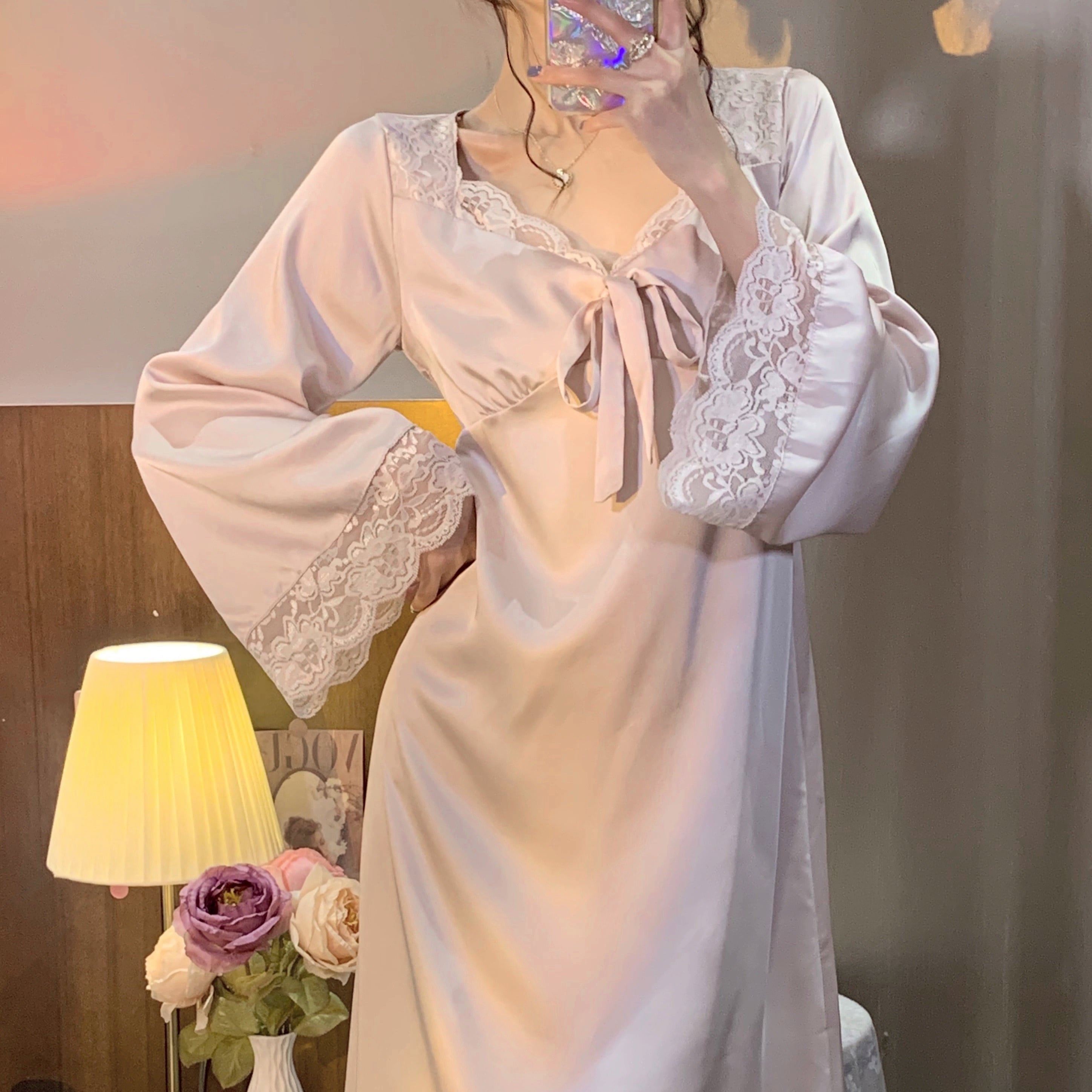 レディース ルームウェア 部屋着 寝巻 ナイトウェア リラックスウェア ワンピースタイプ