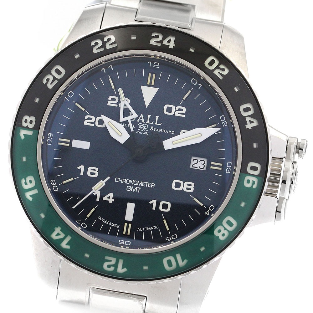 ボールウォッチ BALLWATCH DG2018C-S11C-BE エンジニア ハイドロカーボン エアロ GMT II デイト 自動巻き メンズ 未使用品 保証書付_899256【中古】