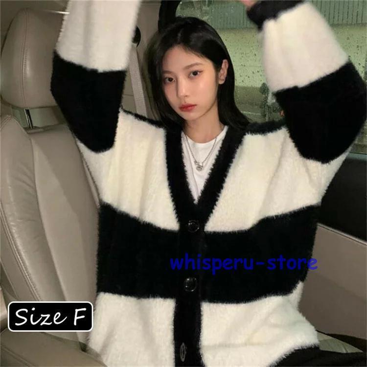 レディース トップス カーディガン ニット 秋 長袖 ライトニット ゆったり カジュアル ファッション 通勤 普段着