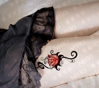 Rose flowers tattoo sticker for finger hand Wrist Arm temporary Waterproof Shoulder Lower tattoos 期間限定60％OFF! もらって嬉しい出産祝い se