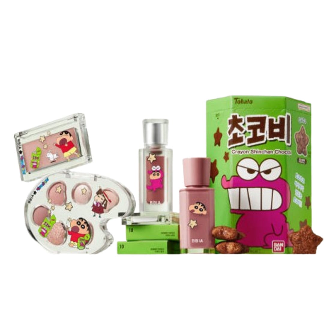 【クレヨンしんちゃん チョコビエディション】ラストアイパレット/グローティント/ラストベルベットティント/ RTW ダウニーチーク (4種セット)