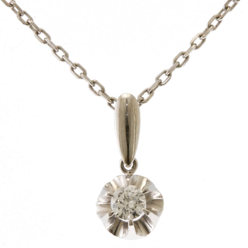 ネックレス Pt850プラチナ ダイヤモンド 中古 美品 50,820円