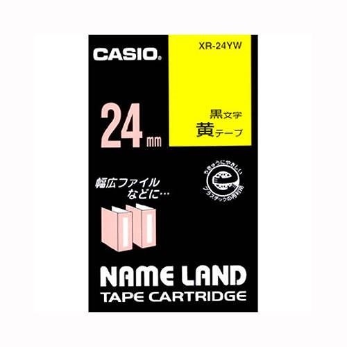 （まとめ買い）ネームランドテープ XR-24YW 00012811 [x3]