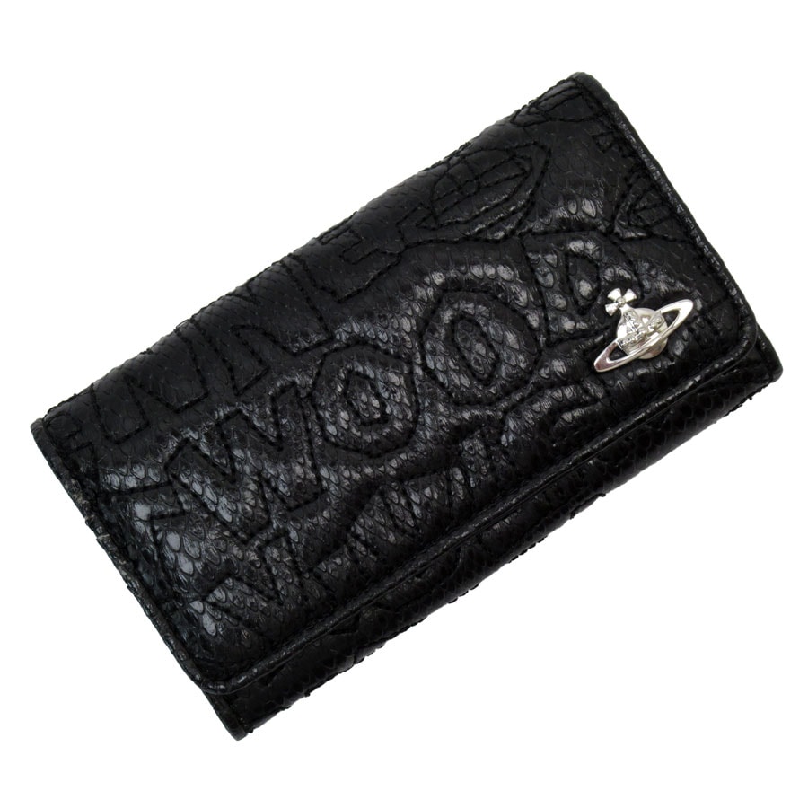 ヴィヴィアンウエストウッド Vivienne Westwood キーケース レザー ブラック レディース t19437g