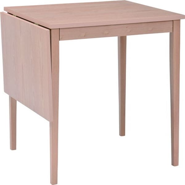 伸長式ダイニングテーブル 120cm幅 ビーチ材 4人掛け用 ナチェラル [組立品]