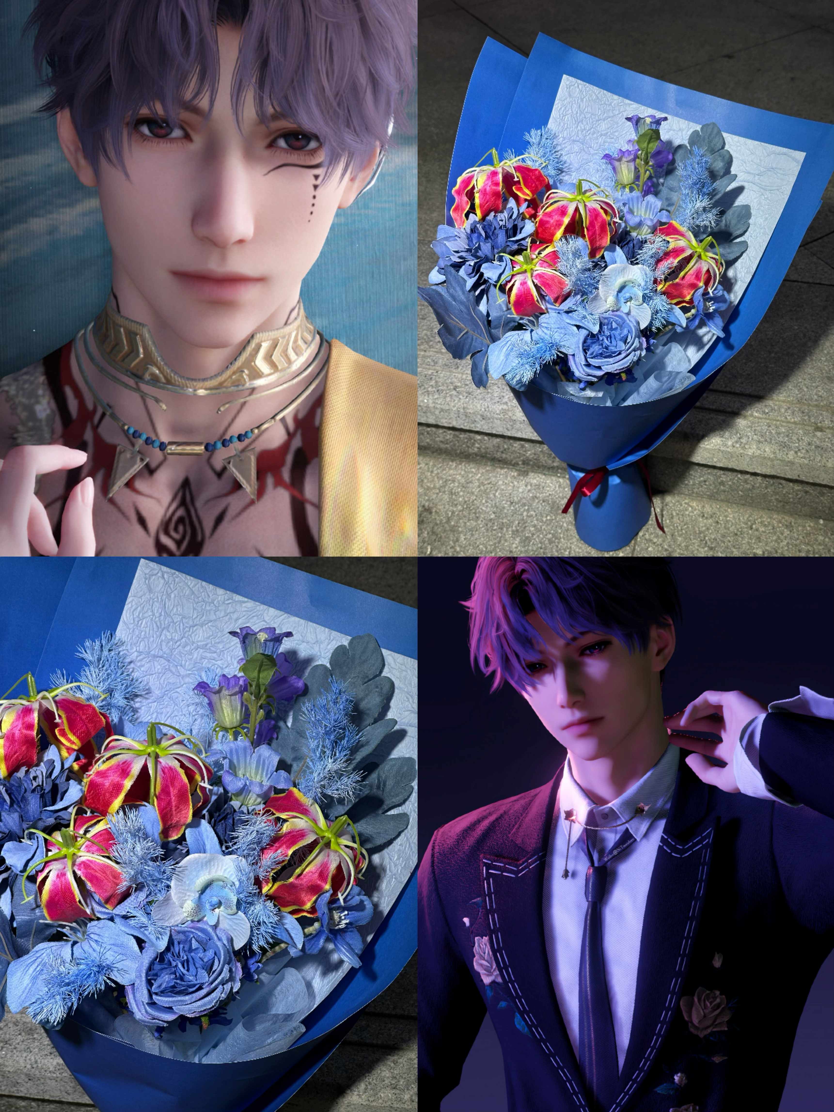 恋と深空ホムラゲーム周辺祁煜Rafayel属性造花印象造花プレゼント誕生日お祝い卒業式記念日Love and Deepspace