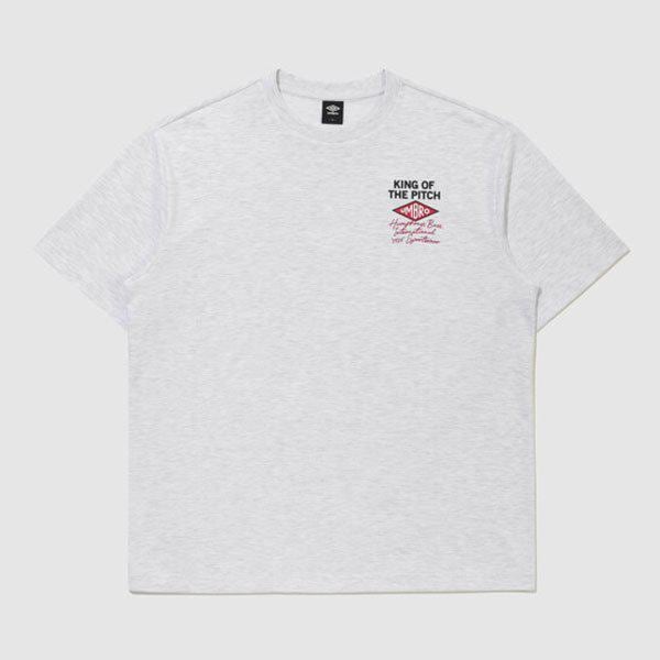 HBL キング オブ ザ ピッチ 半袖Tシャツ UR121CRS24 ホワイトメランジュ