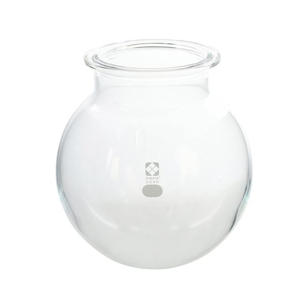 セパラブルフラスコ 丸形 バンド式 120mm 5L [005910-50001]