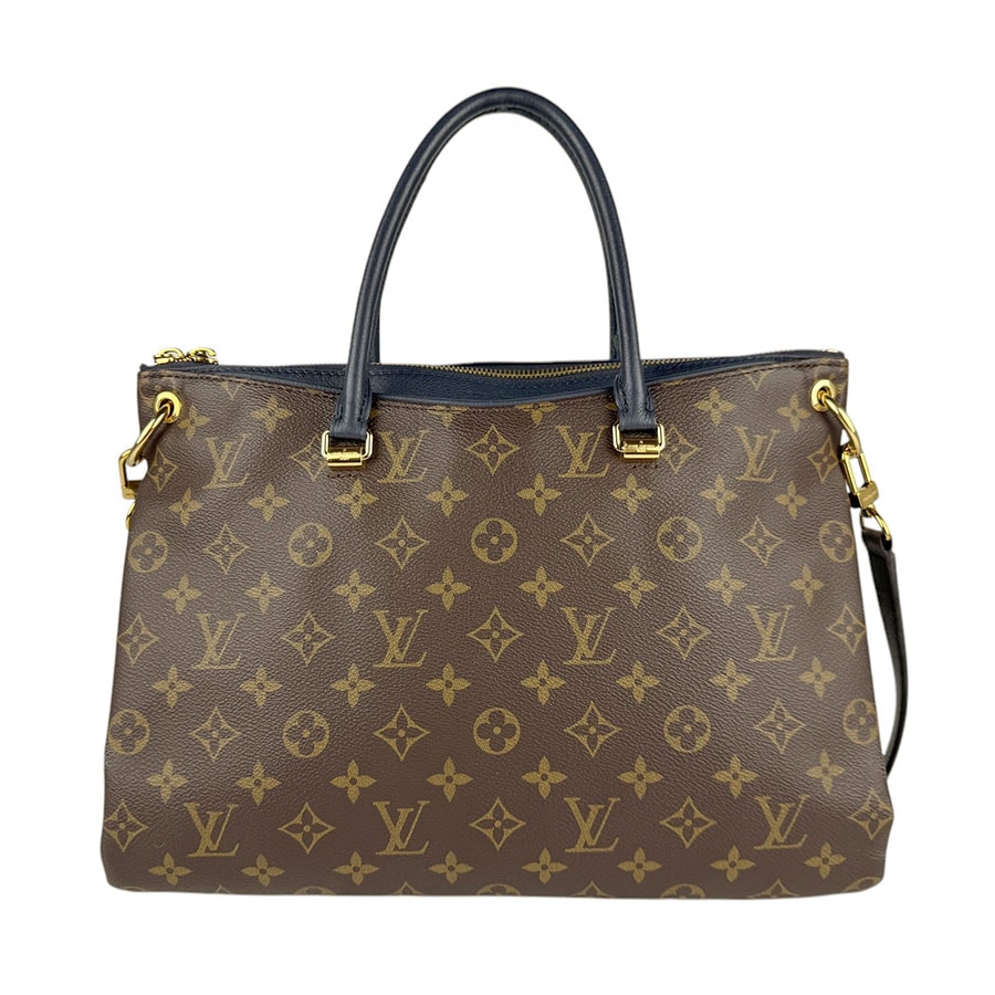 ルイ ヴィトン LOUIS VUITTON ハンドバッグ ショルダーバッグ モノグラム パラス モノグラムキャンバス ブラウン/ネイビー ゴールド レディース M44042 z3785