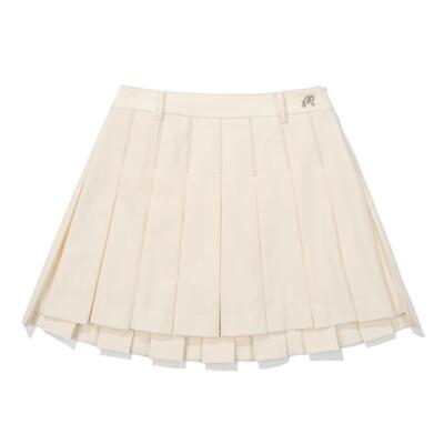 Malbon Golf純正ステッチポイントボールケーススカート アイボリー（女性用）