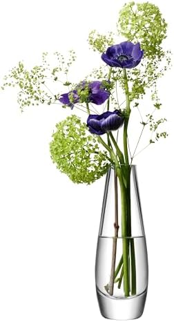 LSA(エルエスエー) フラワーベース(花器) クリア 高さ17cm FLOWER G612-17-301