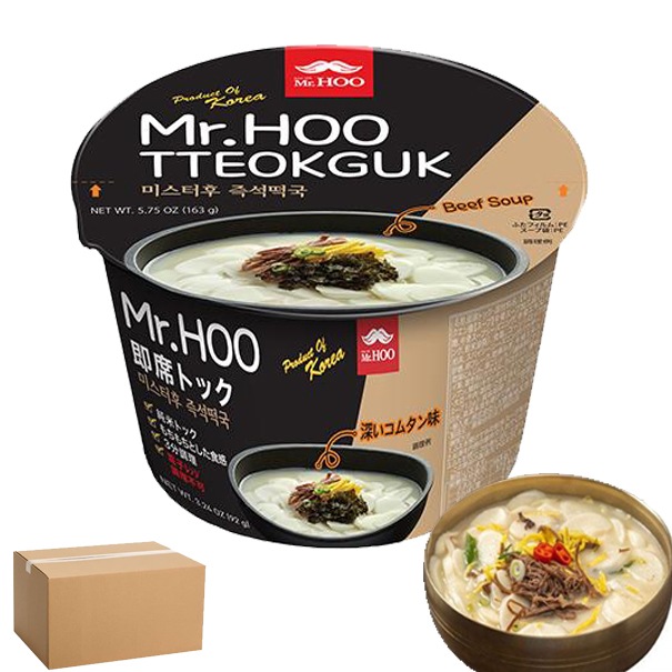 Mr.Hoo　即席トック（163g）12個入り　BOX販売　トック　餅　韓国食品