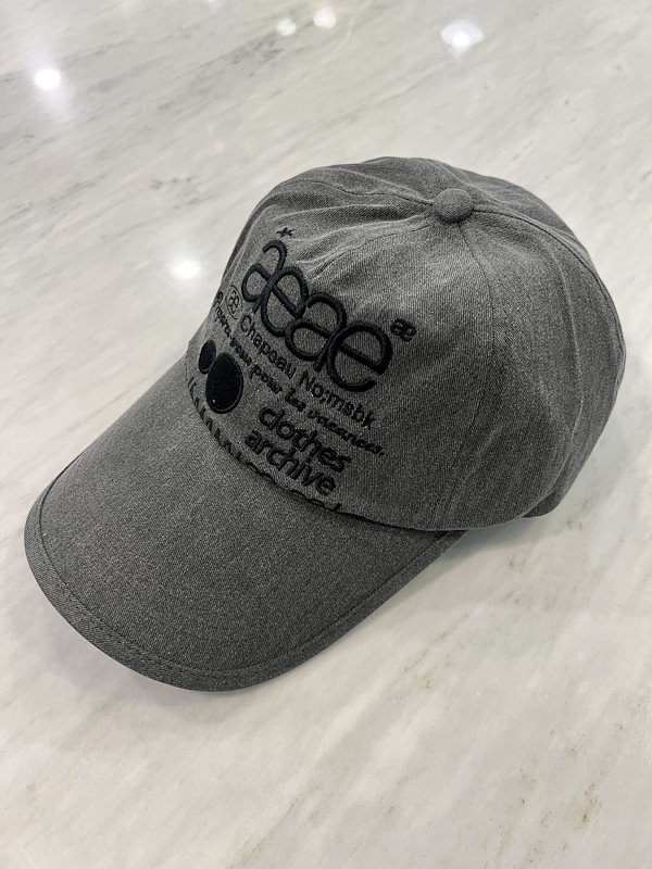 AEAE■WEB LOGO PIGMENT CAP■送料込 WEBLOGOPIGMENTCAP_CHARCOAL_4.