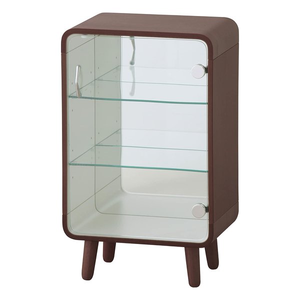 コレクションシェルフSサイズ ブラウン W36×D26.5×H60 PT-611BR