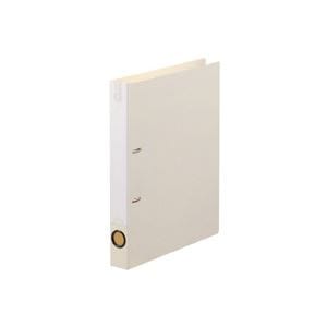 （まとめ） TANOSEEDリングファイル（PP表紙） A4タテ 2穴 200枚収容 背幅38mm オフホワイト 1セット（10冊） 10セット