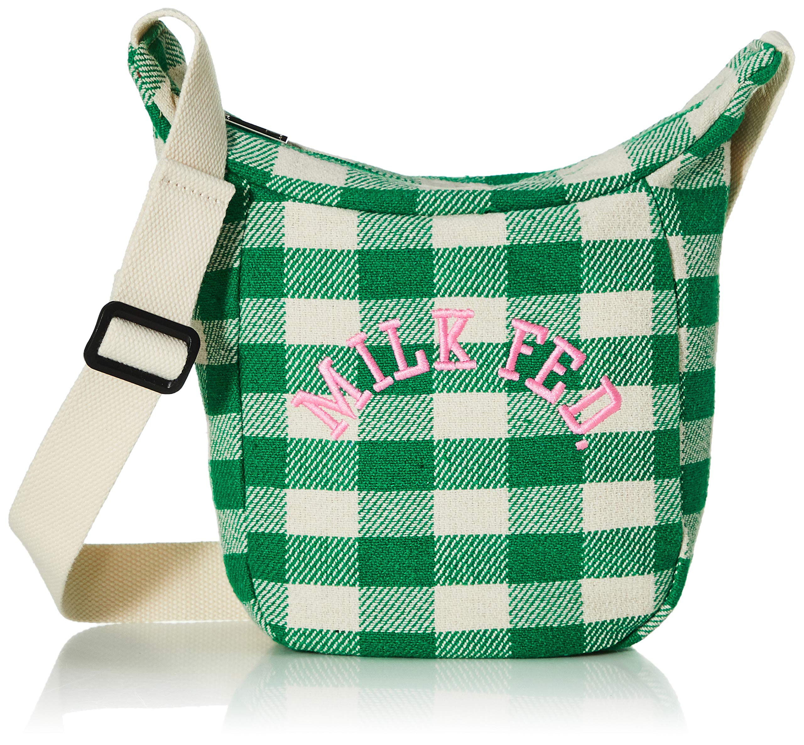 [ミルクフェド]ギンガムショルダーバッグ GINGHAM SHOULDER BAG 103202053007 グリーン