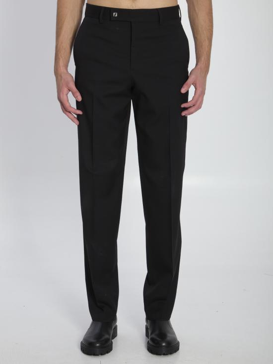 FENDI Men Straight Pants FB1089 BLACK