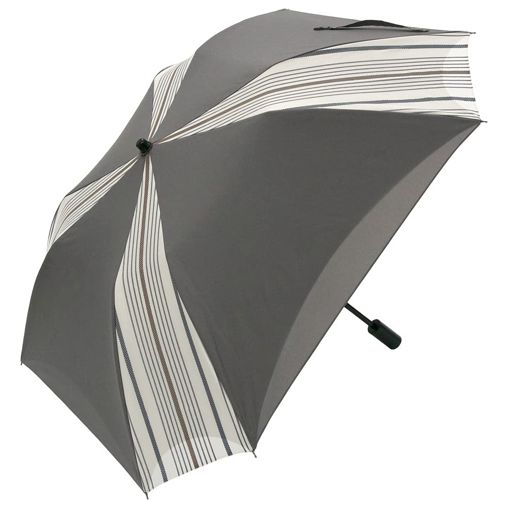 日傘 メンズ 晴雨兼用 折りたたみ スクエア 1級遮光 晴雨兼用 遮熱 ２重張り ワイドショート
