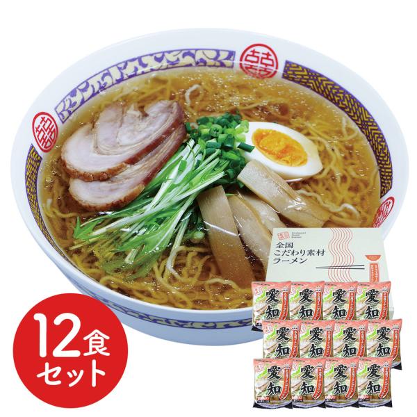 愛知 醤油ラーメン12食セット SISK