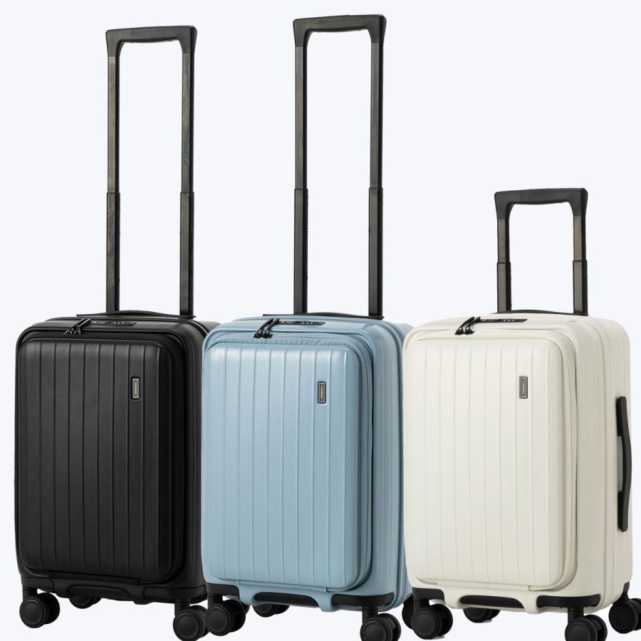 1年保証 スーツケース TOMARU S キャリーケース 機内持ち込み フロントオープン 拡張 34L 38L ストッパー付き 軽量 静音 縦開き レディース メンズ 17,600円