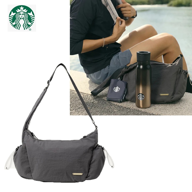 SPORTY NYLON CROSS BAG 韓国 ショルダーバッグ ナイロン 軽い 軽量 斜め掛け クロスバッグ メッセンジャーバッグ ホーボーバッグ レディース メンズ 人気 限定 おみやげ