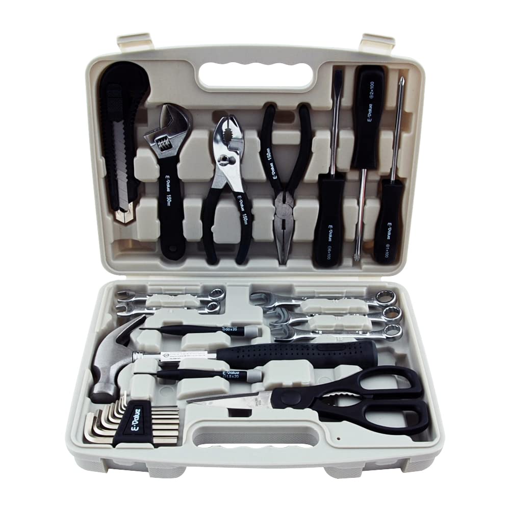 イーバリュー(E-Value) ホームツールセット 日曜大工・住まいのメンテナンス用 24点組 ETS-24H