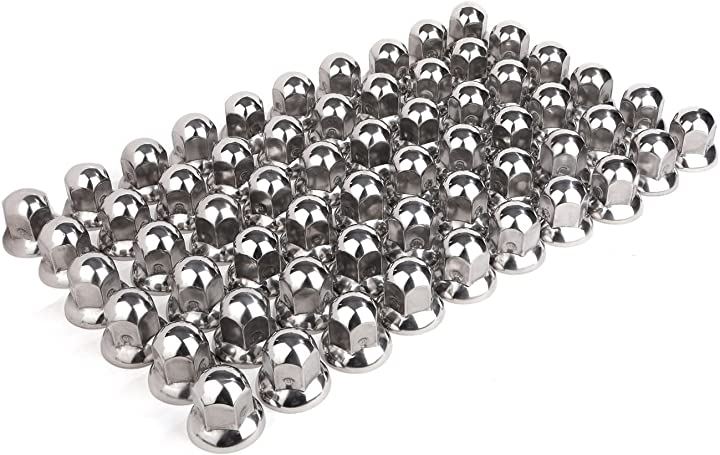 ナット キャップ ISO33mm 高さ51mm ステンレス 丸型 大型10穴用 デコトラ 汎用品(60個セット)