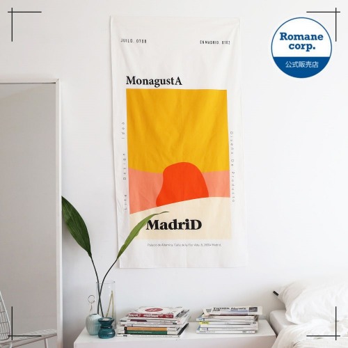 MonagustA ファブリックポスター mastard インテリア おしゃれ 韓国スタイル