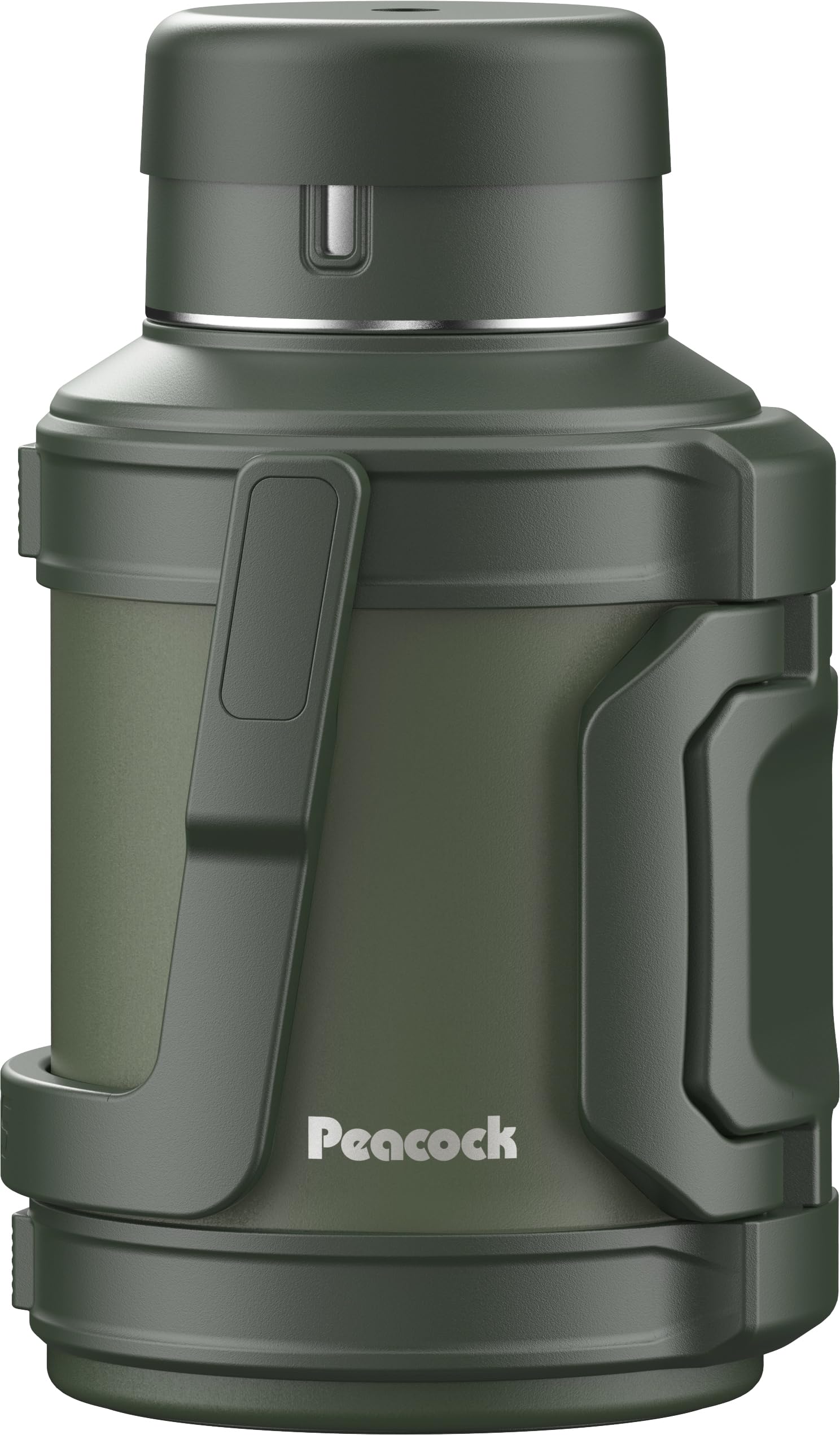 【最安値挑戦中】 ピーコック魔法瓶工業(The-peacock) ピーコック 水筒 3L 大容量 保温 保冷 魔法瓶 コンテナボトル 真空断熱構造 ハンドル付き ステンレスボトル カーキ DXA-30