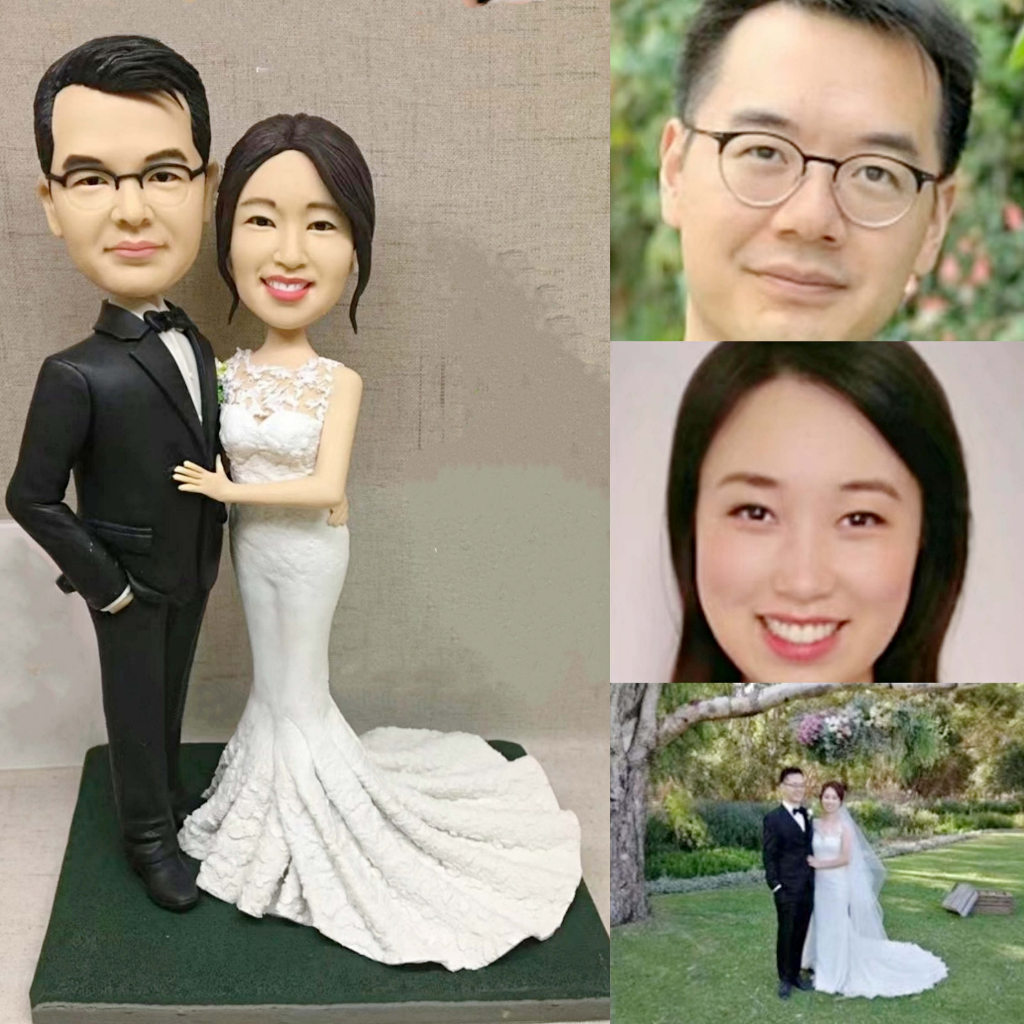 【オーダーメイド】3D肖像画 似顔絵 人形 フィギュア 結婚祝い 周年記念日 カップル 彼氏 彼女 夫婦 両親 贈呈品 記念品