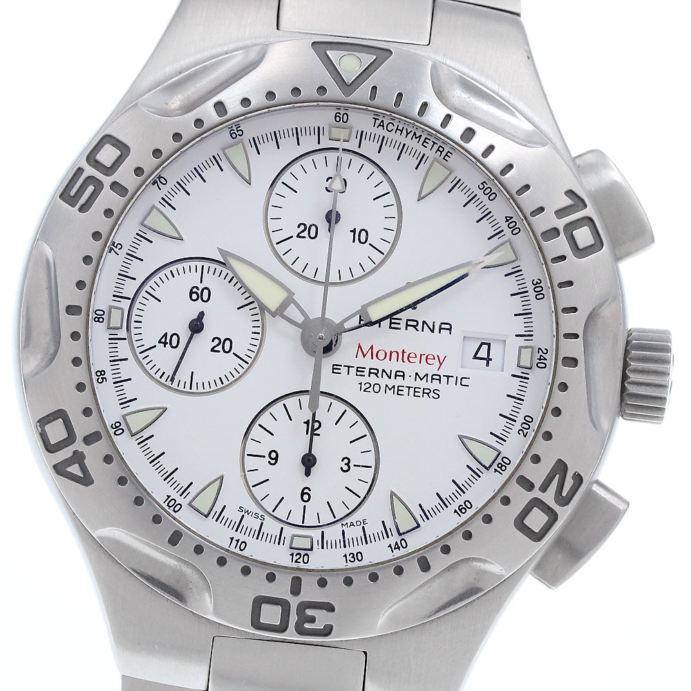 エテルナ Eterna 1630.41 エテルナマチック モントレー クロノグラフ 自動巻き メンズ _935171【中古】