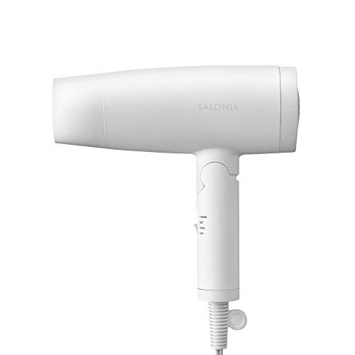 SALONIA サロニア スピーディーイオン ドライヤー 【ホワイト】 ヘアドライヤー 大風量 速乾 軽量 マイナスイオン SL-013WH 5,480円