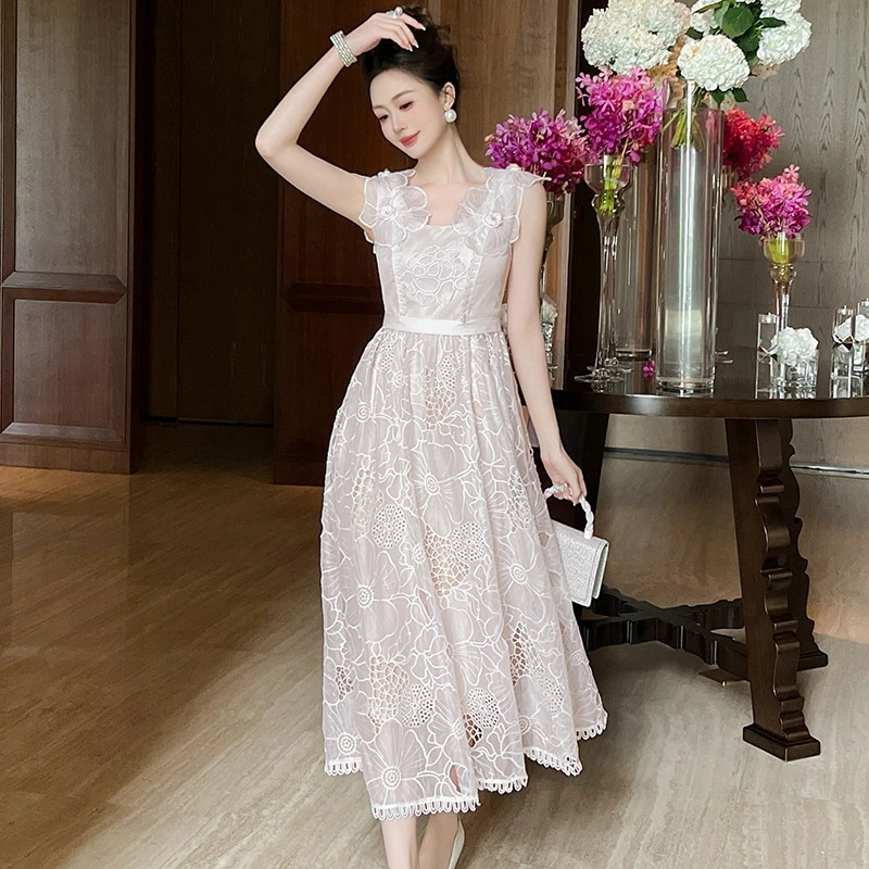 イブニングドレス ケージョンドレス パーティードレス ロングドレス 発表会 謝恩会 卒業式 体型カバー 個性的 披露宴 お呼ばれ Aライン 姫系ドレス おしゃれ 上品