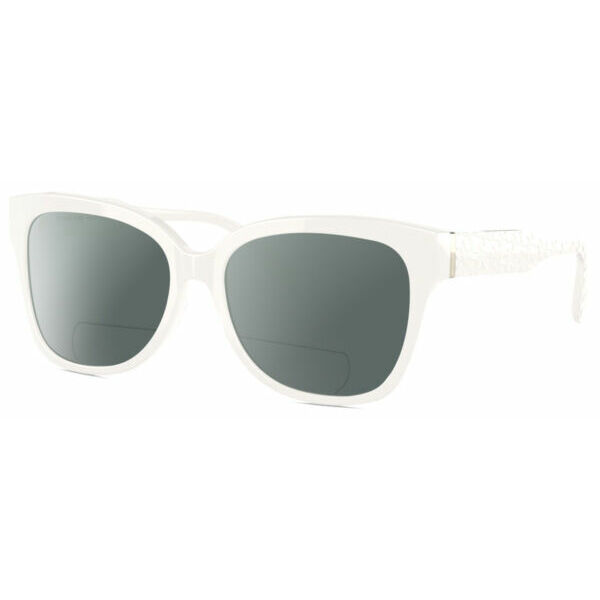 サングラス Michael KorsMK4091 Cat Eye Polarized BIFOCAL Sunglasses in White 52mm 41 Option