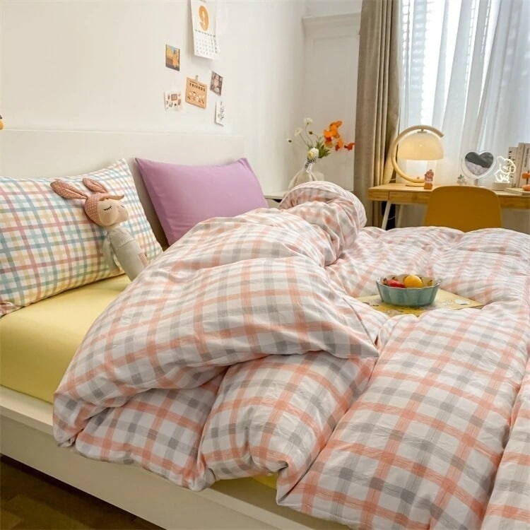 スタイル 洗練された 寝具 ベッドスカート シーツ 快適である セット 掛け布団カバー