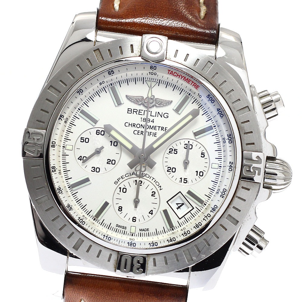 ブライトリング BREITLING AB0115 クロノマット44 スペシャルエディション デイト クロノグラフ 自動巻き メンズ 箱・保証書付き_942232【中古】