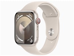 アップル / APPLE Apple Watch Series 9 GPS+Cellularモデル 45mm MRM83J/A [スターライトスポーツバンド S/M]