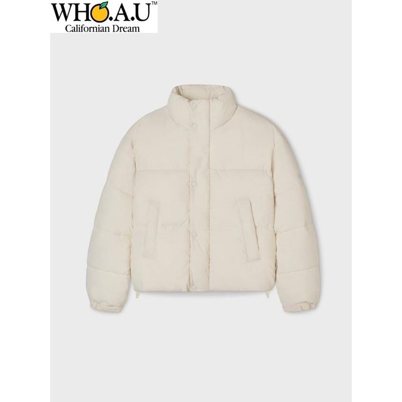 W.A.U Short Puffer Padding-IVORY-WHJPF4V15F