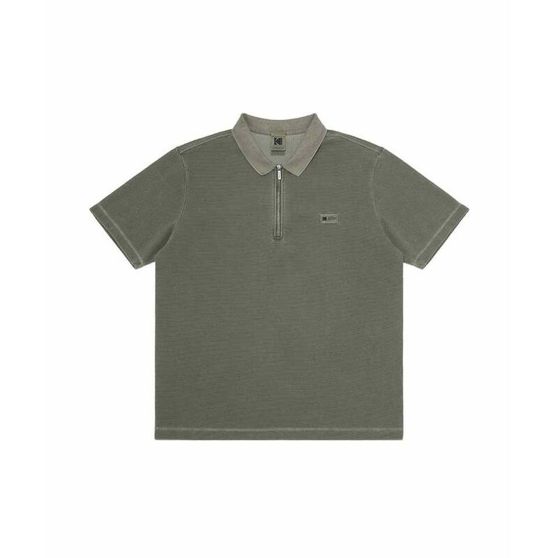 コダック KODAK エアロクール ワッフル ウォッシュ カラー Tシャツ カーキ K5223LTSR1KHK 376207