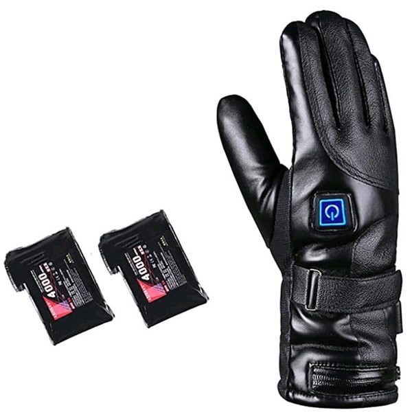 電熱グローブ 手袋 電熱 電気 メンズ レディース バッテリー 充電式 3段階温度調節 4000mA