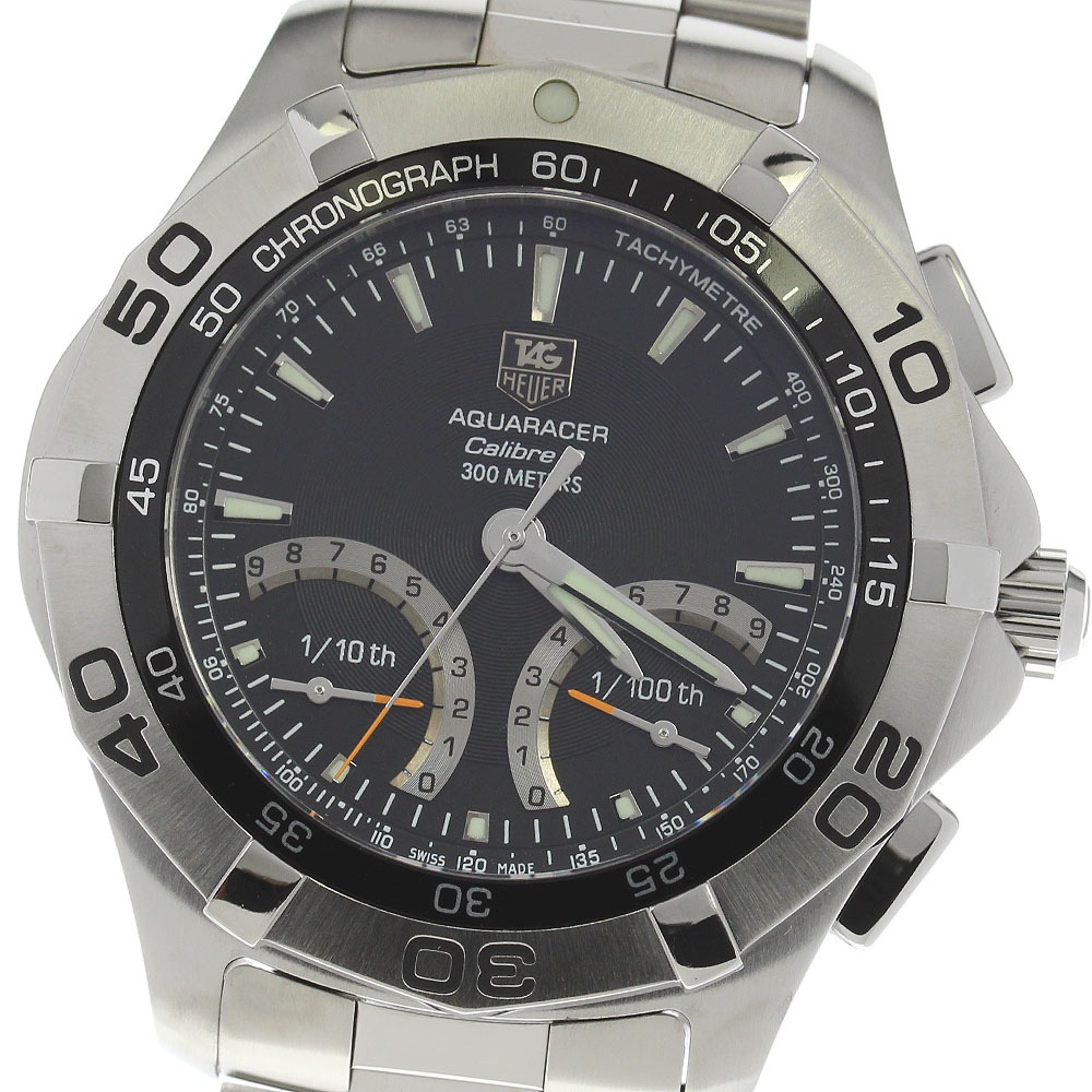 タグホイヤー TAG HEUER CAF7010 アクアレーサー キャリバーS クロノグラフ クォーツ メンズ 良品 _813230【中古】
