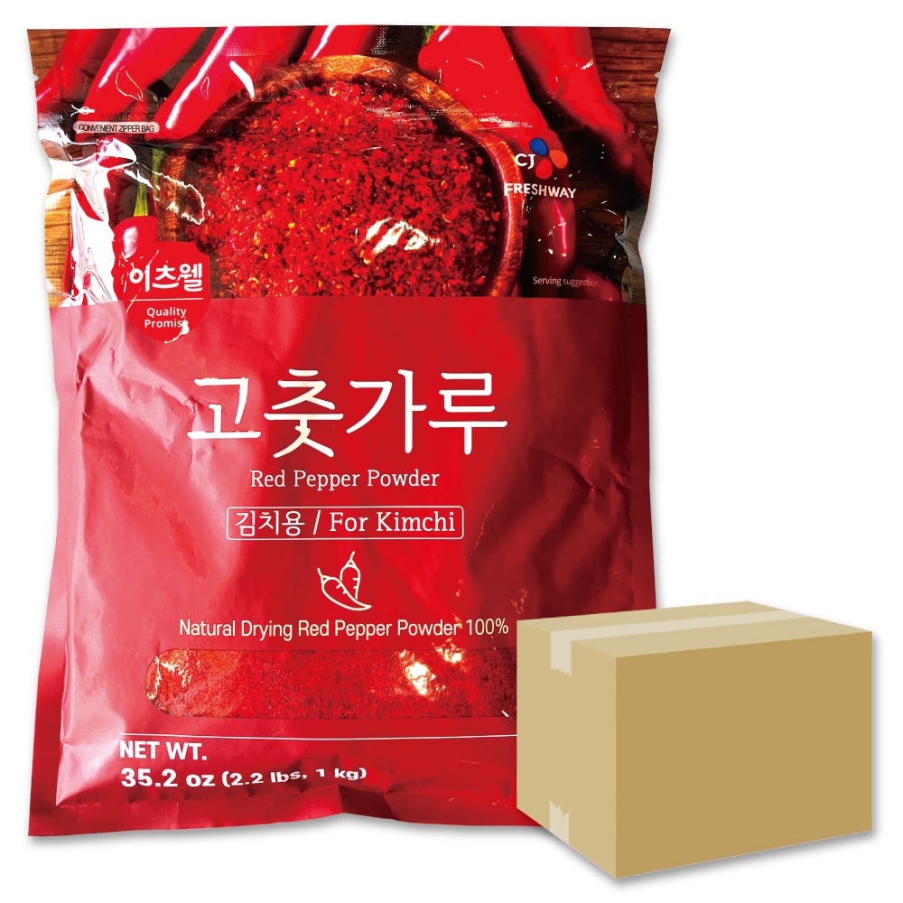 CJ 粗挽き(キムチ用) 唐辛子粉 10袋セット 1kg / とうがらし パウダー コチュカル 香辛料 調味料 freshway