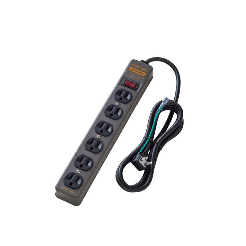 ファーゴ　STEEL TAP AC6個口 2M ［2.0m /6個口 /スイッチ付き(一括)］ ダークグレー　CT620DGY