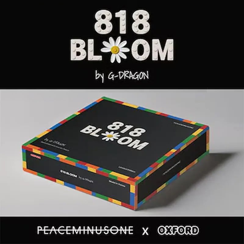 [LIMITED EDITION/限定版]GD 818 BLOOM / PEACEMINUSONE X OXFORD / G-DRAGON / K-POP / 100％正規品