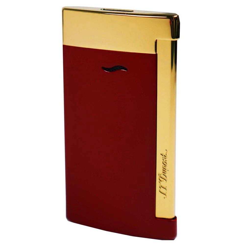 S.T.Dupont 27707 SLIM 7 エス・テー・デュポン ターボライター スリム セブン ロータスレッド＆ゴールド /取寄品
