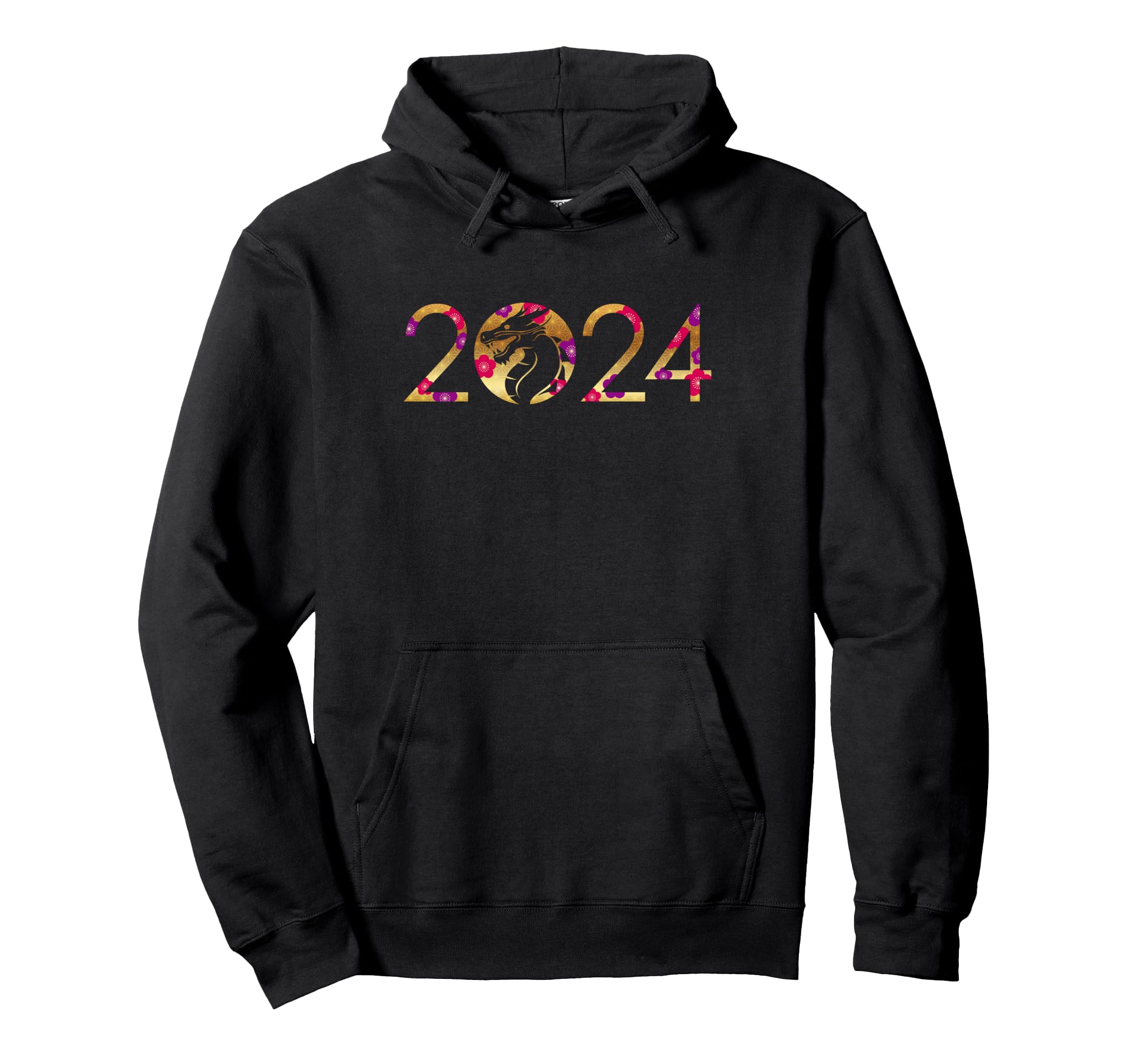 ドラゴン年 2024 年旧正月 ウッド ドラゴン パーカー