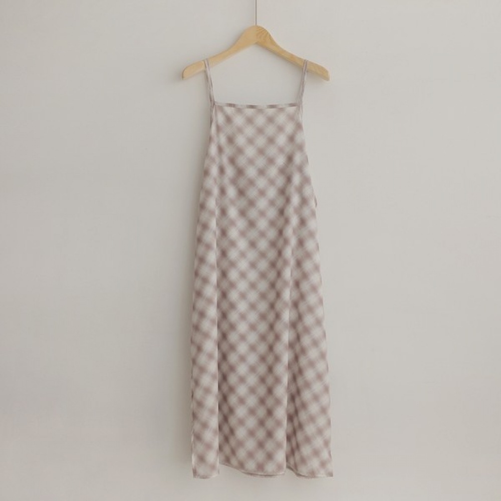 [ELYSIA] コーゼンチェックフレアビスチェドレス