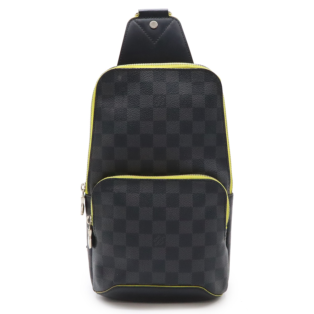 ダミエグラフィット アヴェニュー スリングバッグ ボディバッグ ショルダーバッグ ワンショルダー イエロー N4242